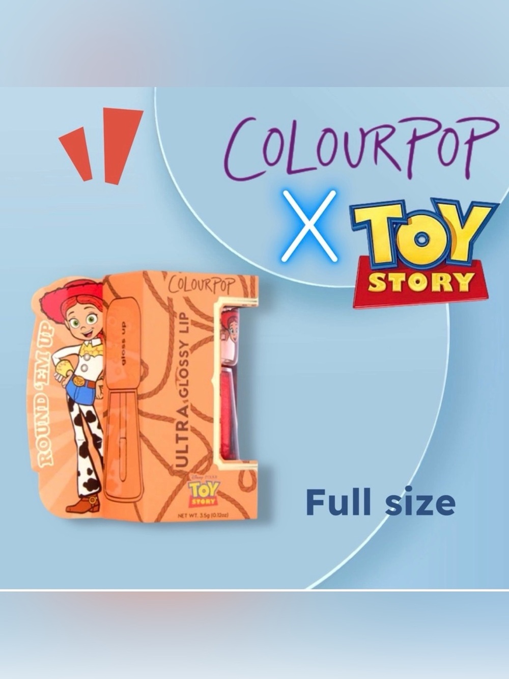 🇺🇸🆕📦NIB COLOURPOP x TOY STORY | Ultra Glossy Lip - Yeehaw - Sheer Coral